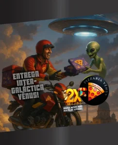 🚀🍕 Entrega Intergaláctica Vênus! 🍕🚀
