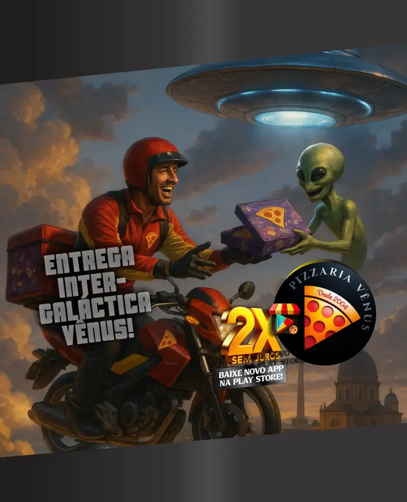 Pizza Vênus — 🚀🍕 ENTREGA INTERGALáCTICA VêNUS! 🍕🚀