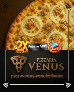 🐟🧅 Pizza de Atum com Cebola na Vênus: sabor que surpreende! 🧅🐟