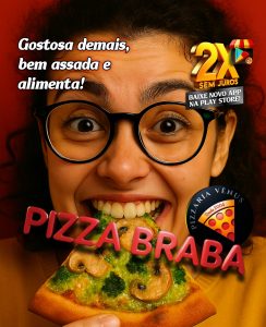 🌱🍕 PIZZA BRABA! Gostosa demais, bem assada e alimenta! 🍕🌱