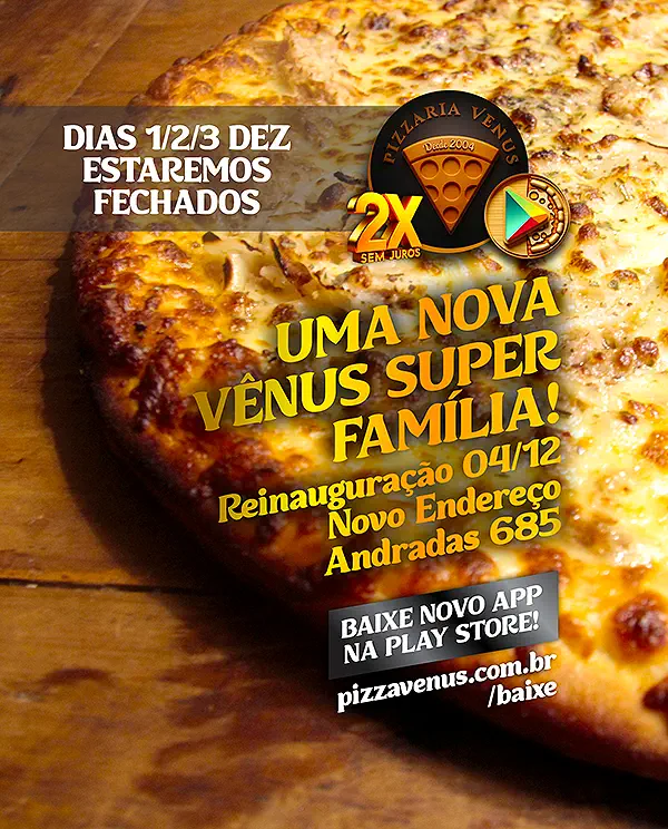 Pizza Vênus — 🍕🌟 UMA NOVA VÊNUS SUPER FAMÍLIA!