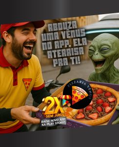 🛸🍕 ABDUZA UMA VÊNUS NO APP. ELA ATERRISA PRA TI! 🍕🛸